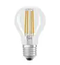 Ledvance Classic LED E27 Pera Filamento Chiara 7.2W 806lm - 927 Bianco Molto Caldo | Miglior resa cromatica - Dimmerabile - Sostitua 60W